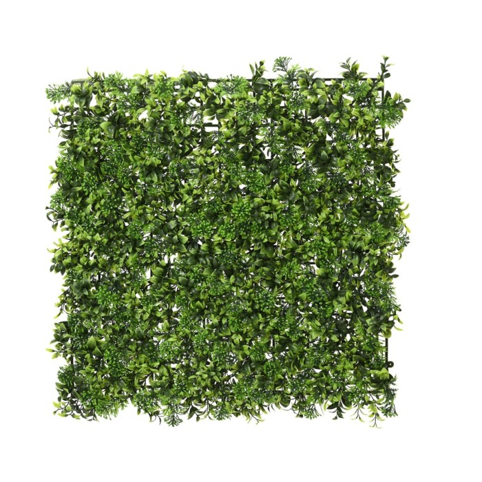 PANNELLO VERTICALE FOGLIE VERDI 100X100X7